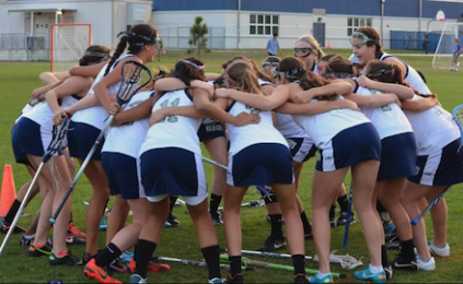 Girls lacrosse wins against Holy Trinity