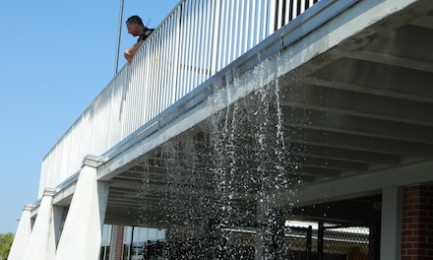 Girls bathroom erupts, causes massive overflow