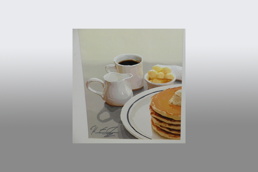 Breakfast Delight by junior Kevin Jones won first place in high school digital art at the Melbourne Art Festival.