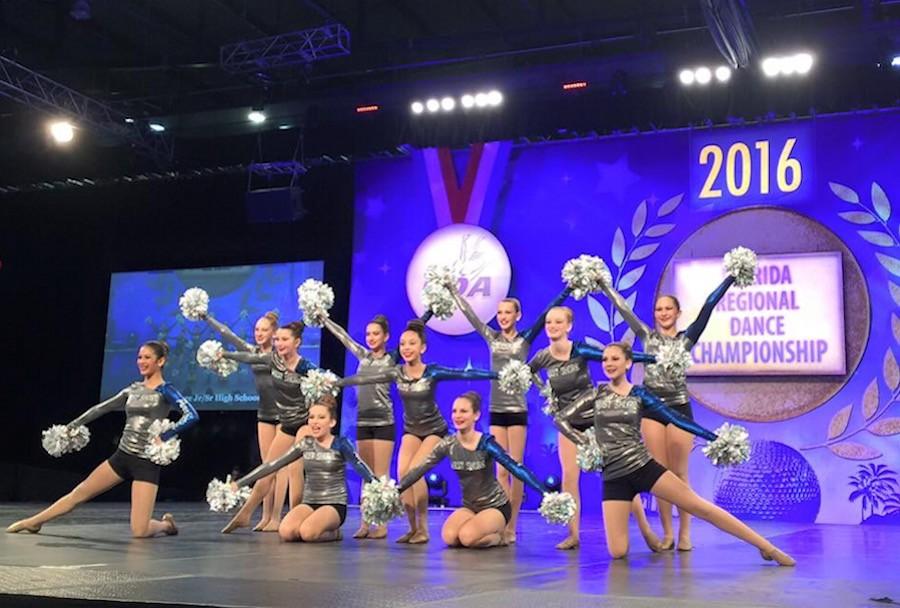 The Purrfections dance team placed first in regional competition on Jan. 18.