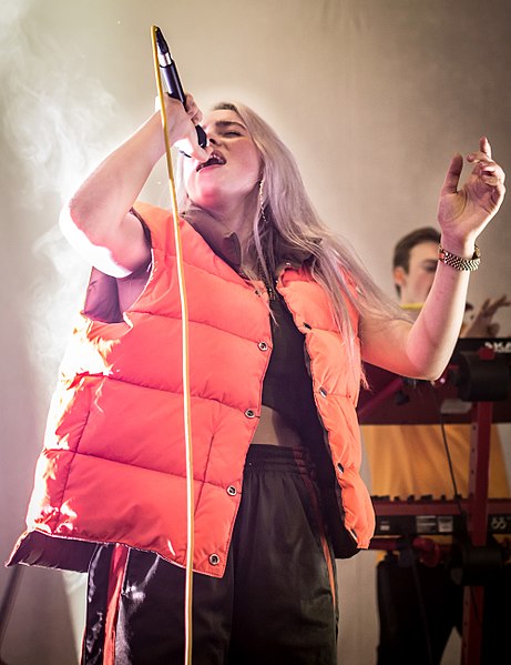 Billie Eilish performs in Los Angeles in 2017.