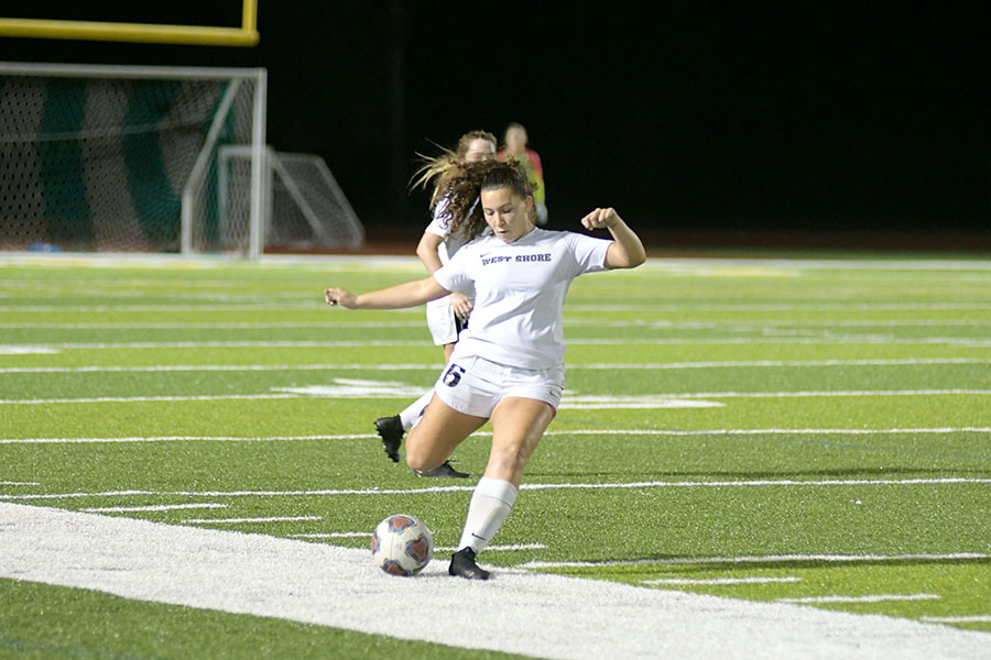 Sophomore Emily Tizol scored the Lady Wildcats’ lone goal against Lake Highland Prep on Tuesday night.