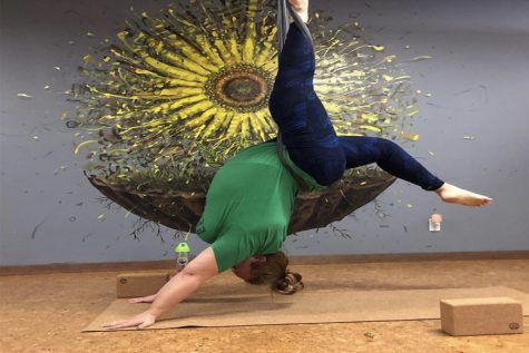 Teacher ‘bends’ the rules with aerial yoga