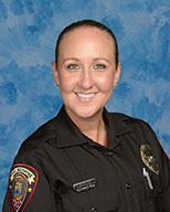 School Resource Officer Valerie Butler continues to work on campus.