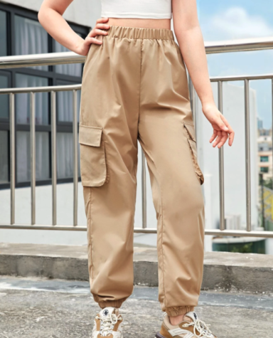 Cargo pants can be found at local thrift shops.