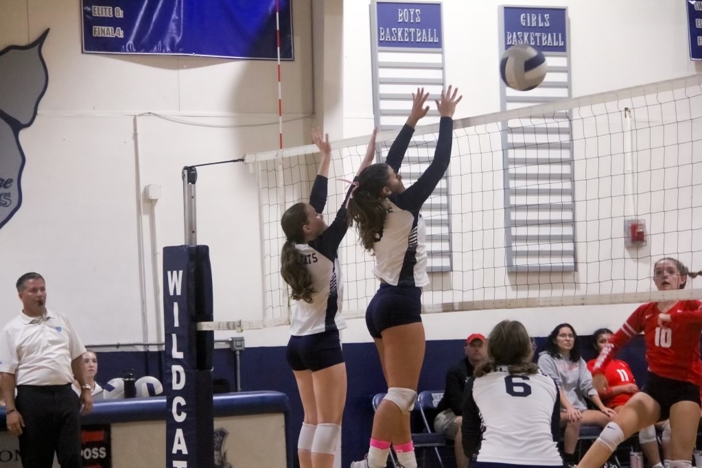 Volleyball players balance school work and athletics