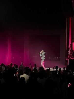 Brent Faiyaz in action at Dr. Phillips Center in Orlando on Aug. 15.