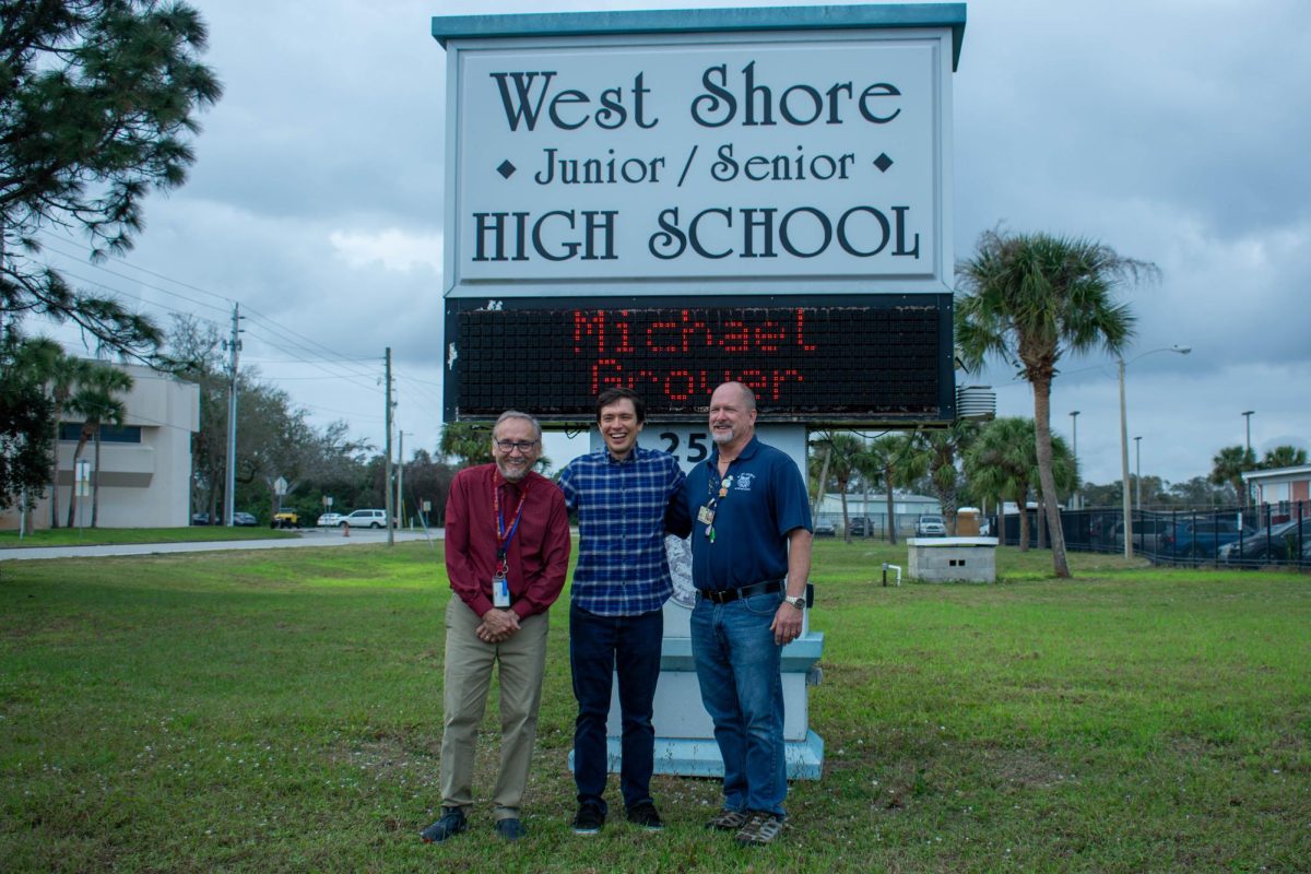 Former Wildcat and Academy Award nominee Michael Grover returns to visit his former high school teachers. Its surreal to be back, Grover said. Weve had some exciting career wise this past year and its fun to come back to where it all started. 