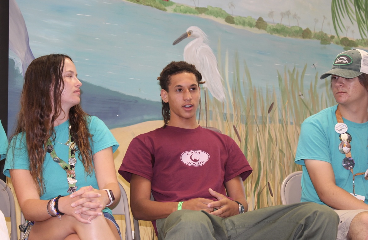 Vignier spoke at the Brevard Zoo about the environment last year. They were looking for a teenager that could speak on a panel about sustainability, Komara said. I ended up pitching Jonah to them because I was just very impressed with how much knowledge he had about sustainability.