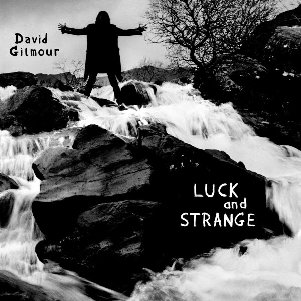 The cover design for David Gilmour's latest album, "Luck and Strange," features a man pushing against a river's stream in reference to the lyrics of "Scattered," the album's final track.